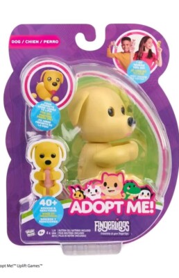 Fingerlings Adopt Me! X Dog Interactive Pet, Pack of 1