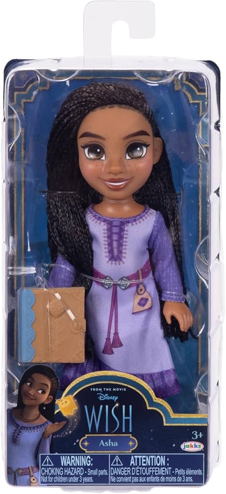 JAKKS Pacific Disney 100 Wish Asha Dahlia & Magnifico Doll Set
