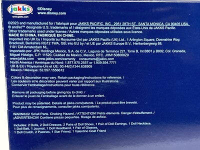 JAKKS Pacific Disney 100 Wish Asha Dahlia & Magnifico Doll Set